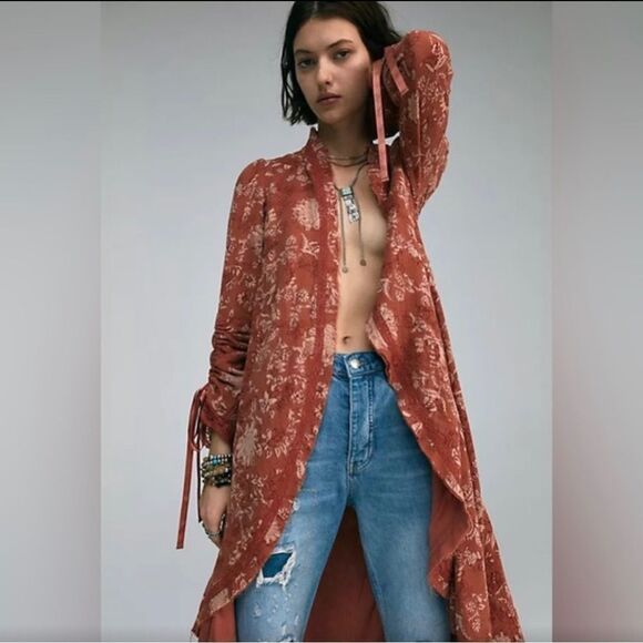 Free People Lara Doublecloth Duster - Picture 11 of 11